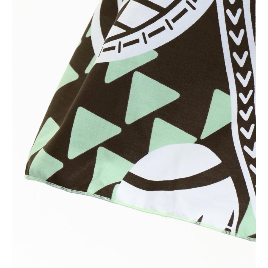 タヒチアン スカート 45cm丈 ブラウン×グリーン 3232 |  | 03