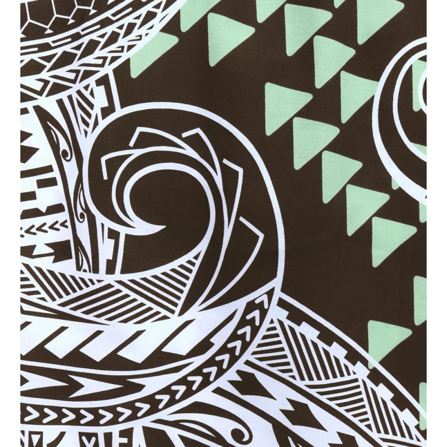 タヒチアン スカート 45cm丈 ブラウン×グリーン 3232 |  | 04