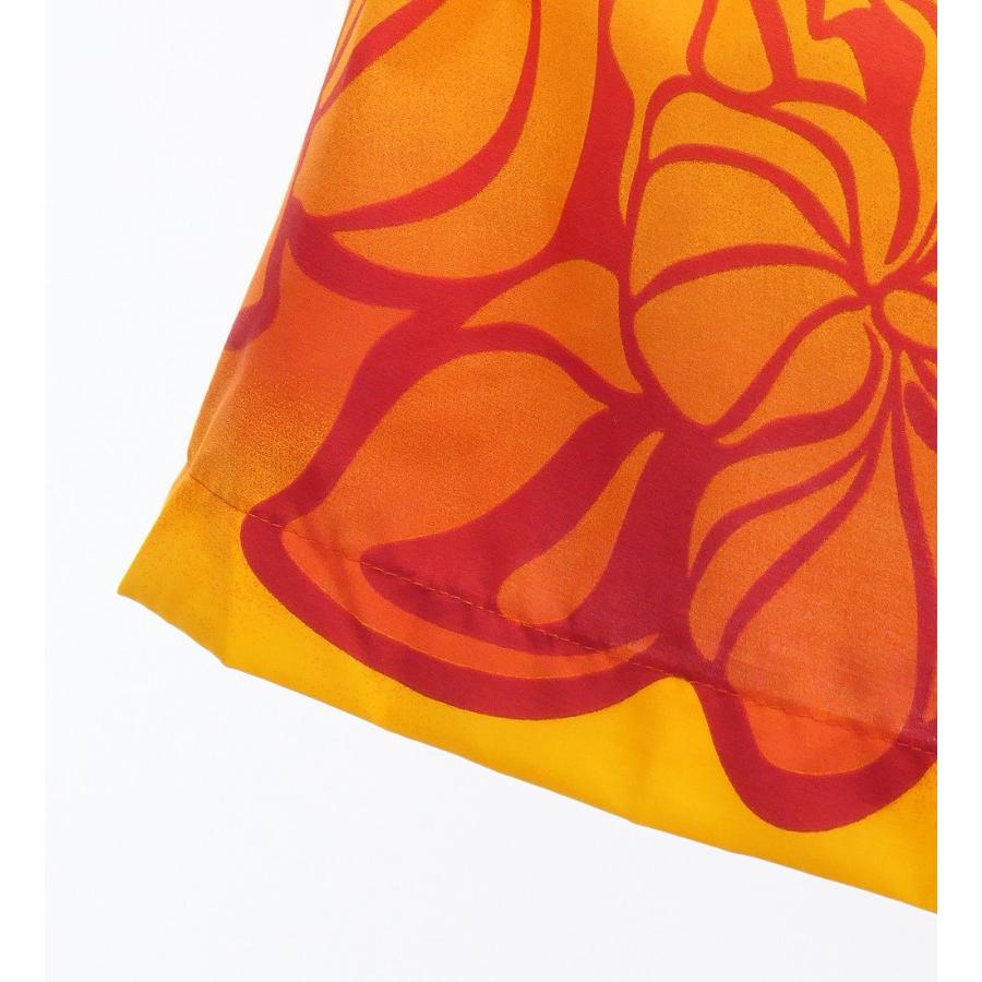 フラダンス パウスカート シングル73cm丈 オレンジ×レッド 3241 |  | 03