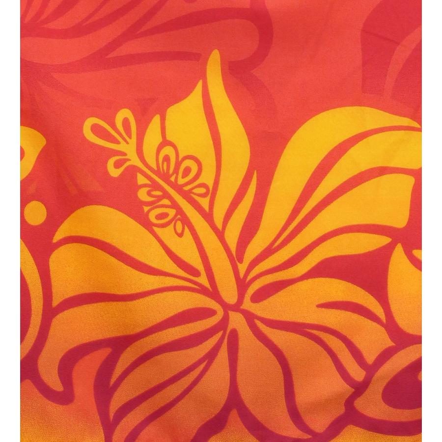 フラダンス パウスカート シングル73cm丈 オレンジ×レッド 3241 |  | 04