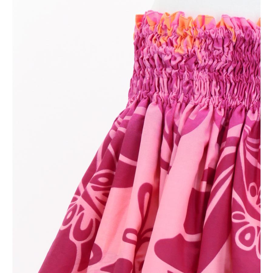 フラダンス パウスカート シングル78cm丈 ピンク 3244 : emika