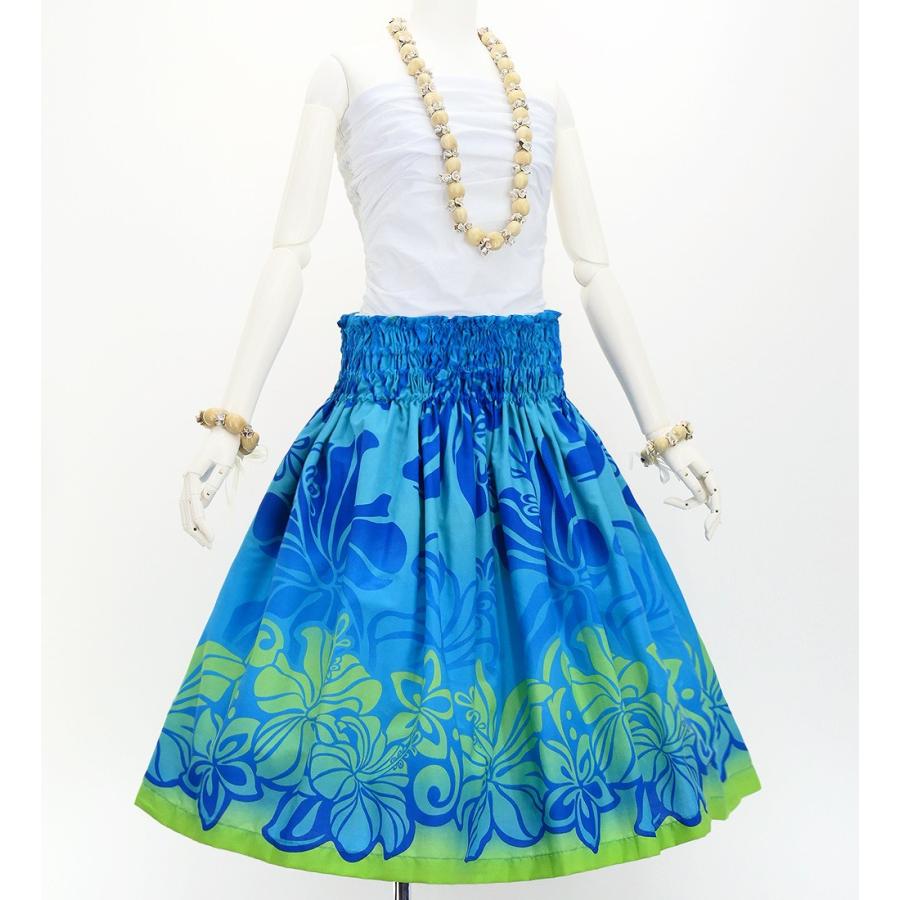 フラダンス パウスカート シングル73cm丈 ライトブルー 3245 |  | 01