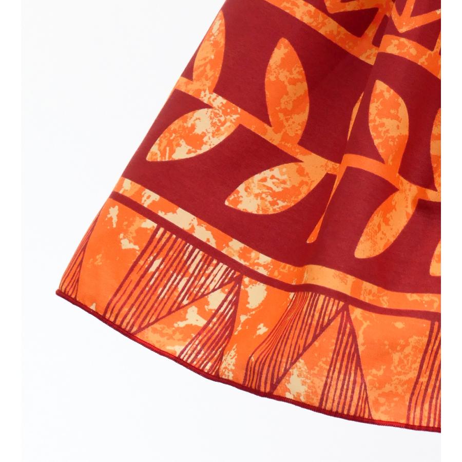 タヒチアン スカート 45cm丈 レッド×オレンジ 3253 |  | 03