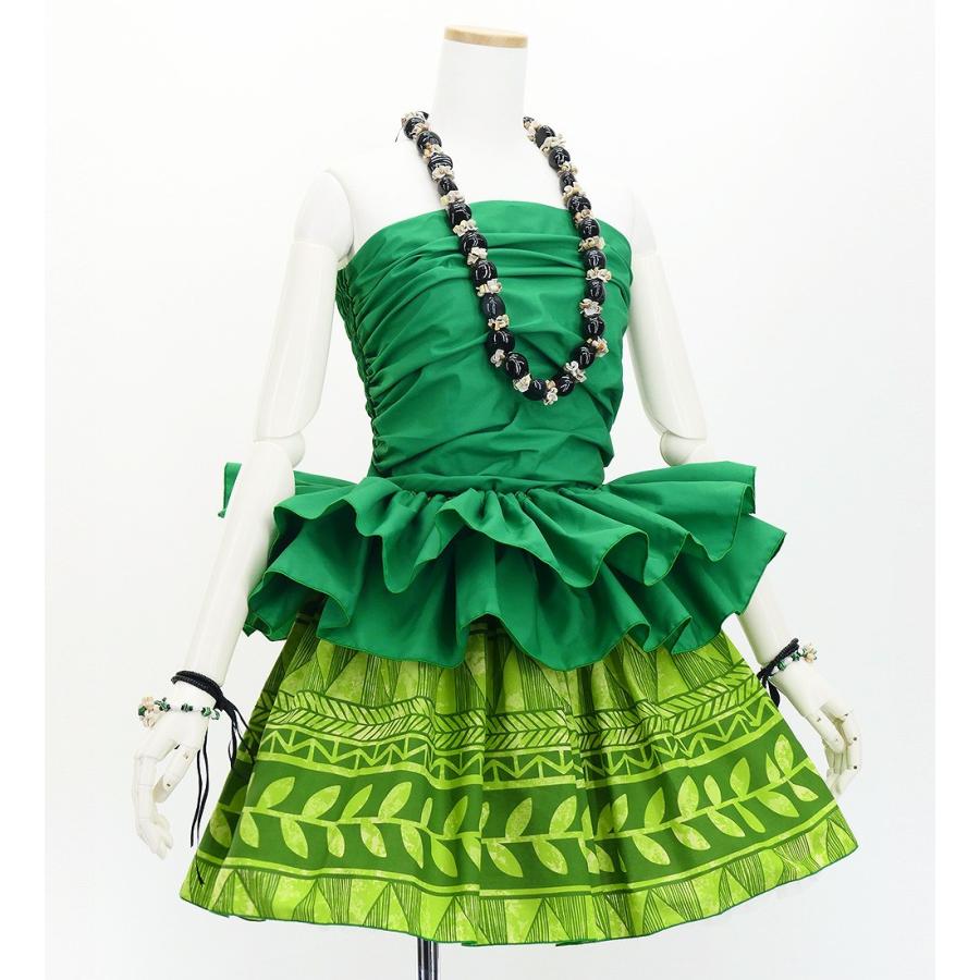 タヒチアン スカート 45cm丈 グリーン 3254 |  | 01