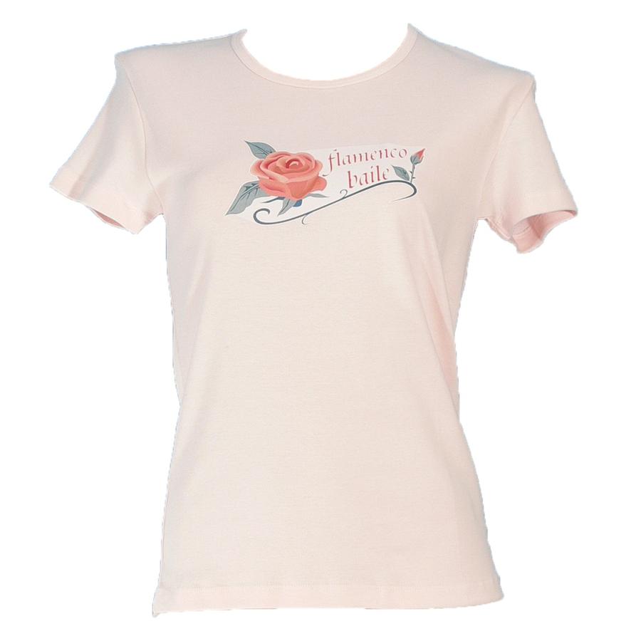 フラメンコ Tシャツ M ローズ ピンク 485Mp |  | 01