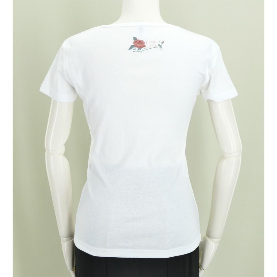 フラメンコ Tシャツ M ローズ ホワイト 485Mw |  | 02