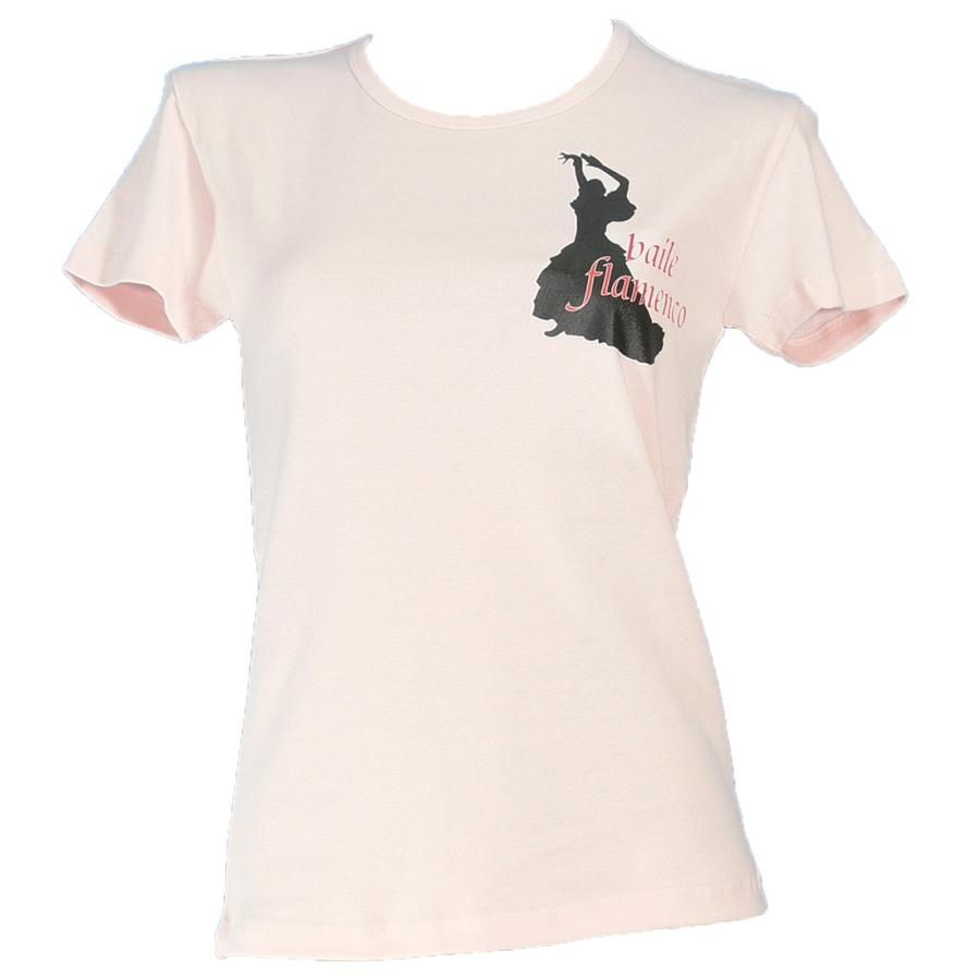 フラメンコ Tシャツ L バイレ ピンク 487Lp |  | 01