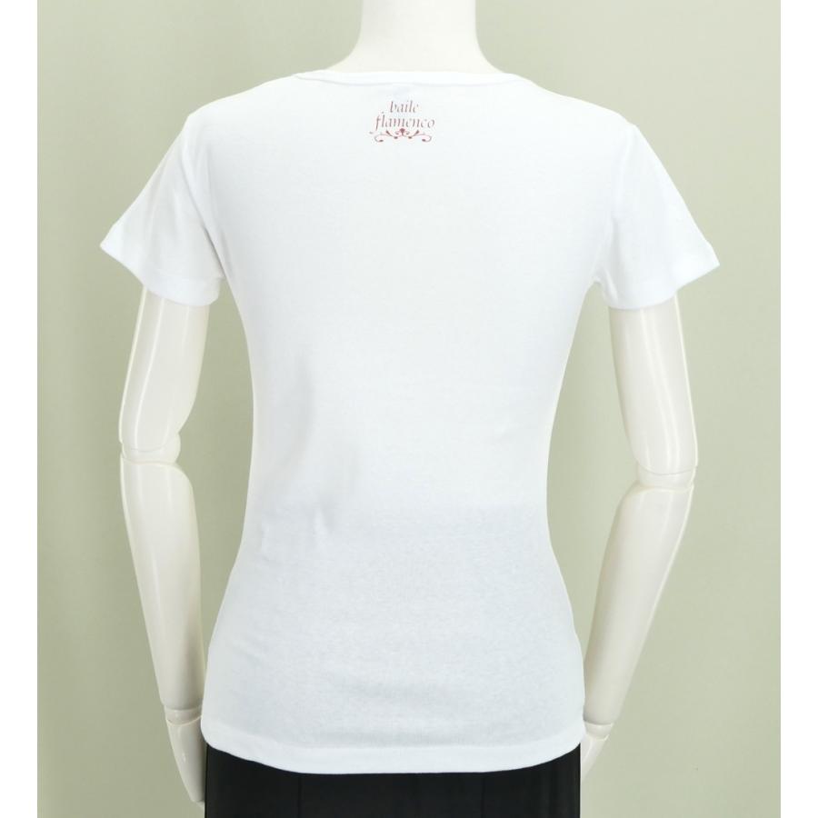 フラメンコ Tシャツ L バイレ ホワイト 487Lw |  | 02