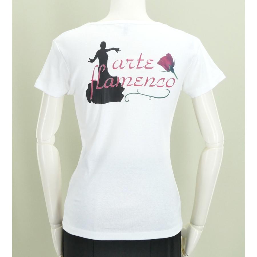 フラメンコ Tシャツ L バイレバック ホワイト 488Lw |  | 02