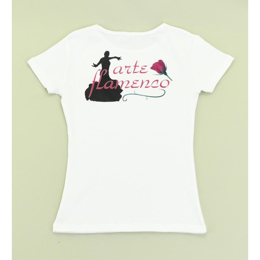 フラメンコ Tシャツ L バイレバック ホワイト 488Lw |  | 04