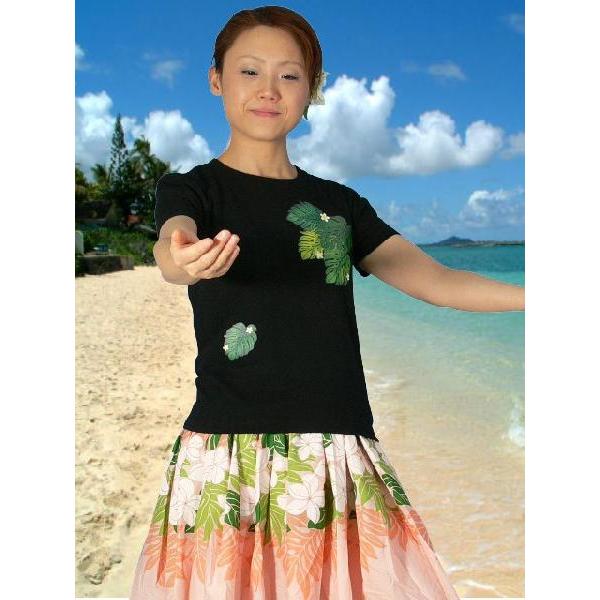 フラダンス Tシャツ Ｍ モンステラ ブラック 490mb |  | 01