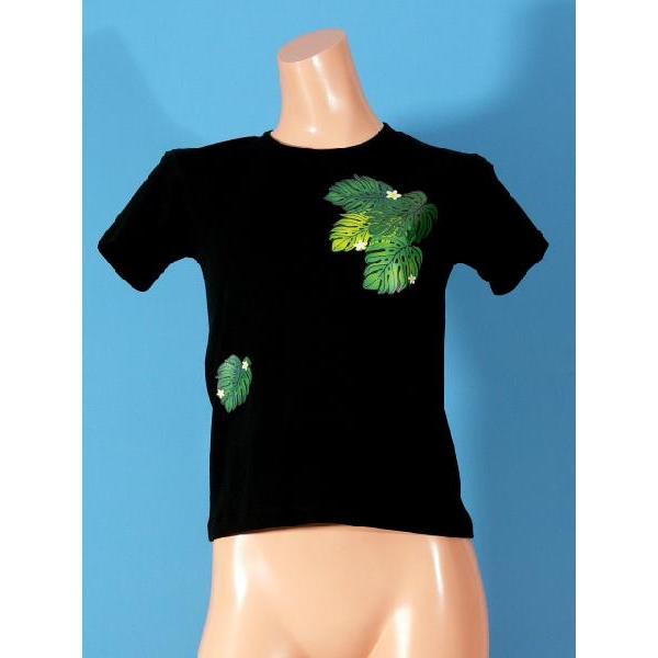 フラダンス Tシャツ Ｍ モンステラ ブラック 490mb |  | 03