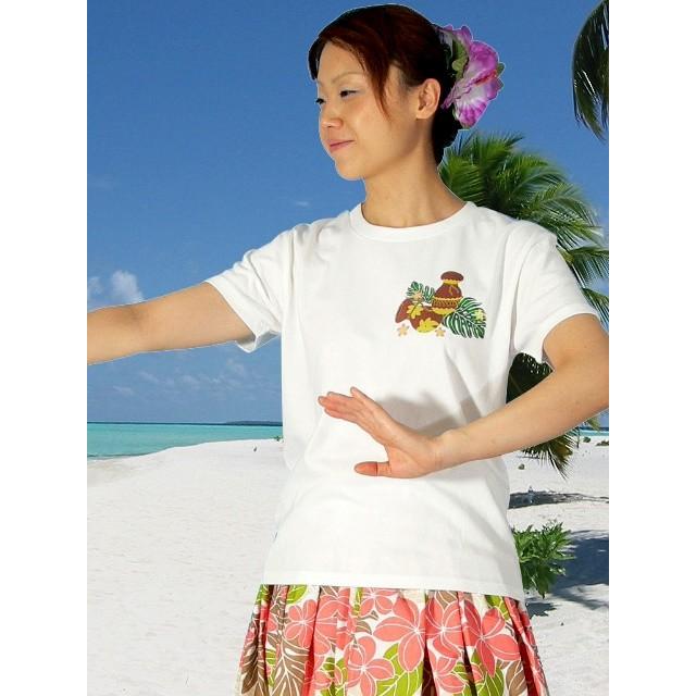 フラダンス Tシャツ 5L イプ・ウリウリ ホワイト 514-5lw : emika 