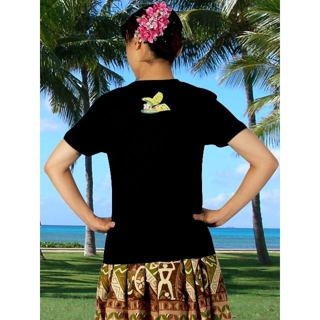 フラダンス Tシャツ [L] ハイビスカス ブラック 527lb |  | 02