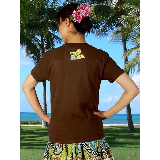 フラダンス Tシャツ [S] ハイビスカス ブラウン 527sbr |  | 02