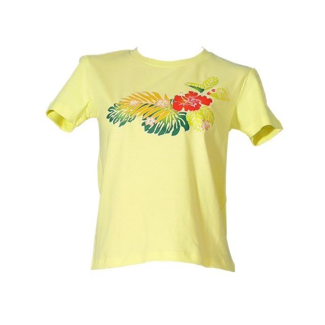 フラダンス Tシャツ [S] ハイビスカス イエロー 527sy |  | 03