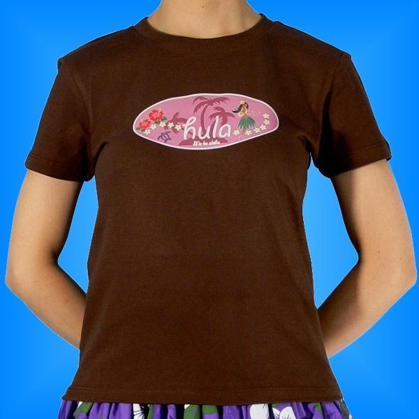 21高い素材 フラダンス Tシャツ ｍ フラガール ブラウン 549mbr Pmajk Gov Pk