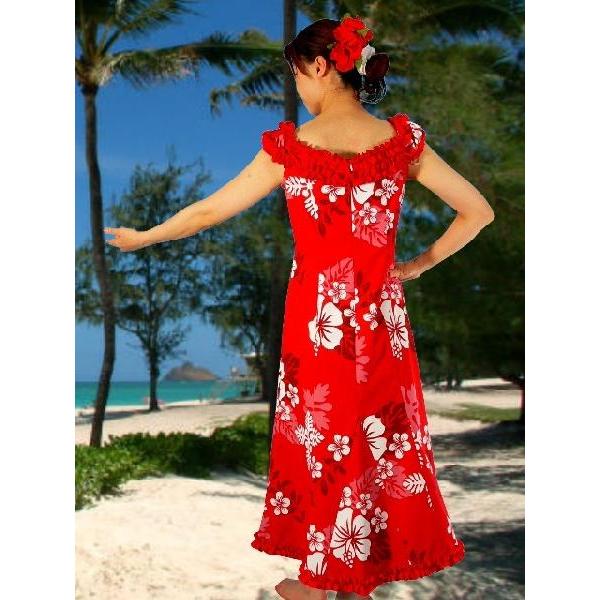 フラダンス ムームー プアラニ レッド LLLサイズ 659LLL |  | 02