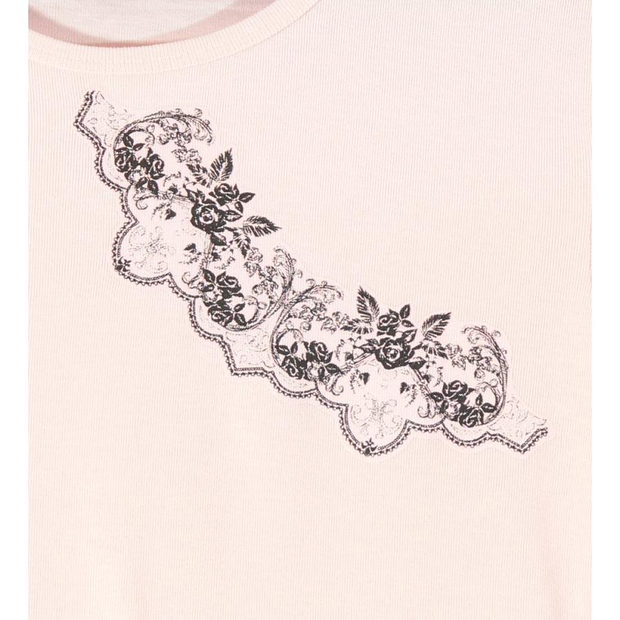 フラメンコ Tシャツ M ローズレース ピンク 726Mp |  | 04