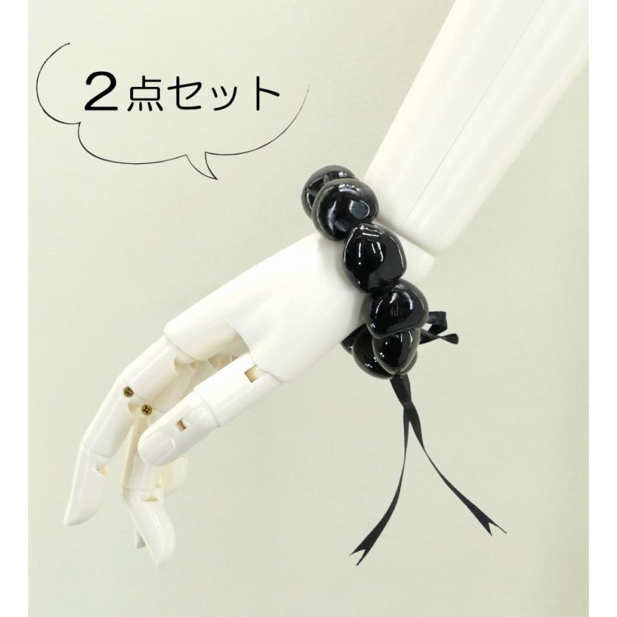 フラダンス ククイ ブレス ブラック 2点セット 733 | 