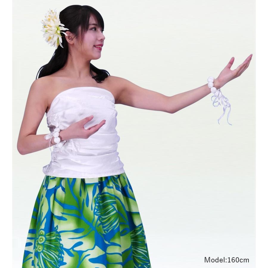 フラダンス ククイ ブレス ホワイト 2点セット 786 |  | 01