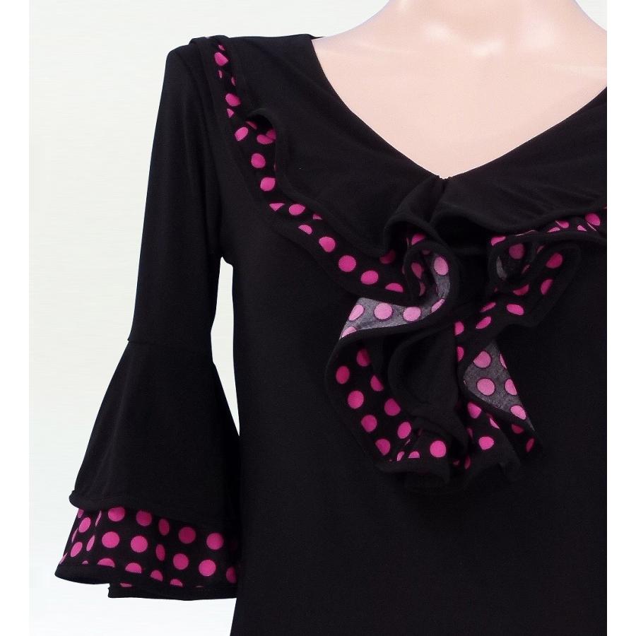 フラメンコ 水玉フリル ブラウス ピンク LLサイズ 884piLL |  | 03