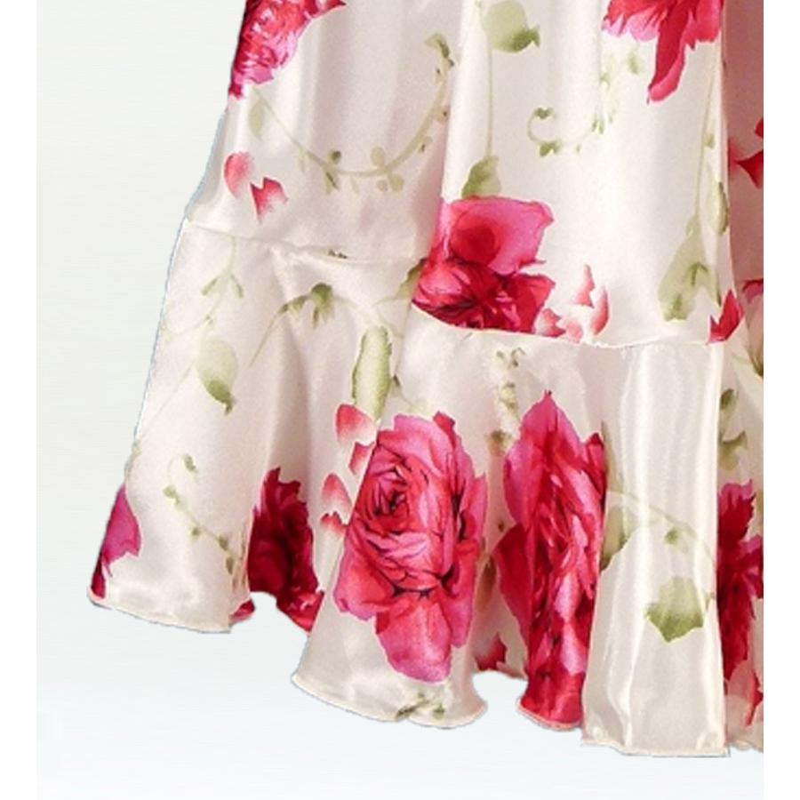 フラメンコ ローズ フリル ファルダ スカート ホワイト フリーサイズ 85cm丈 962 |  | 03