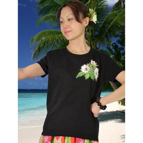 フラダンス Tシャツ [3L] リリコイ ブラック 974-3lb |  | 01