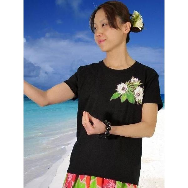 フラダンス Tシャツ [5L] リリコイ ブラック 974-5lb |  | 02