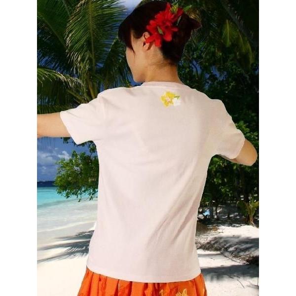 フラダンス Tシャツ [L]  ハイビスカス ピンク 980lp |  | 02