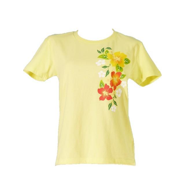 フラダンス Tシャツ [S]  ハイビスカス イエロー 980sy |  | 03