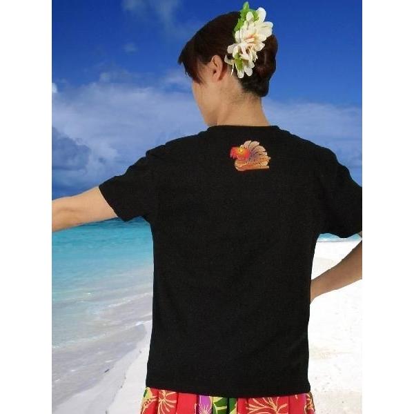 フラダンス Tシャツ [5L] イプ・ウリウリ ブラック 983-5lb |  | 02