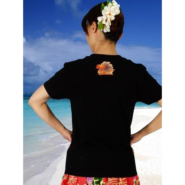 フラダンス Tシャツ [M]  イプ・ウリウリ ブラック 983mb |  | 02