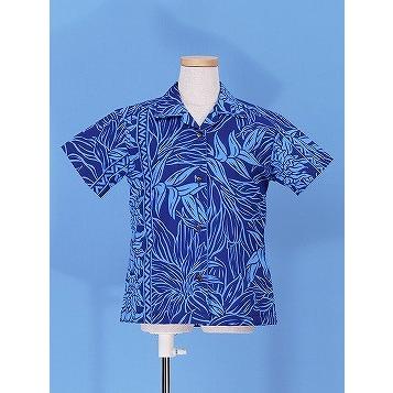 アロハシャツ ガールズ ブルー ヘリコニア 120サイズ c84bl120 |  | 03