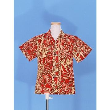 アロハシャツ ボーイズ ブラウン ヘリコニア 120サイズ c85br120 |  | 03