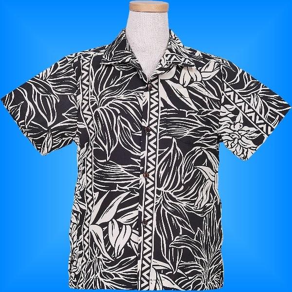 アロハシャツ ボーイズ クリーム ヘリコニア 120サイズ c85c120 | 