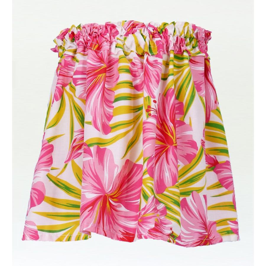 フラダンス ケイキ 上下 セットキッズ レッド Sサイズ c94S : emika