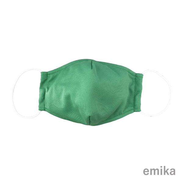 カラーマスク 緑 グリーン・無地 1枚 S/M/Lサイズ 抗菌・防臭 選べる