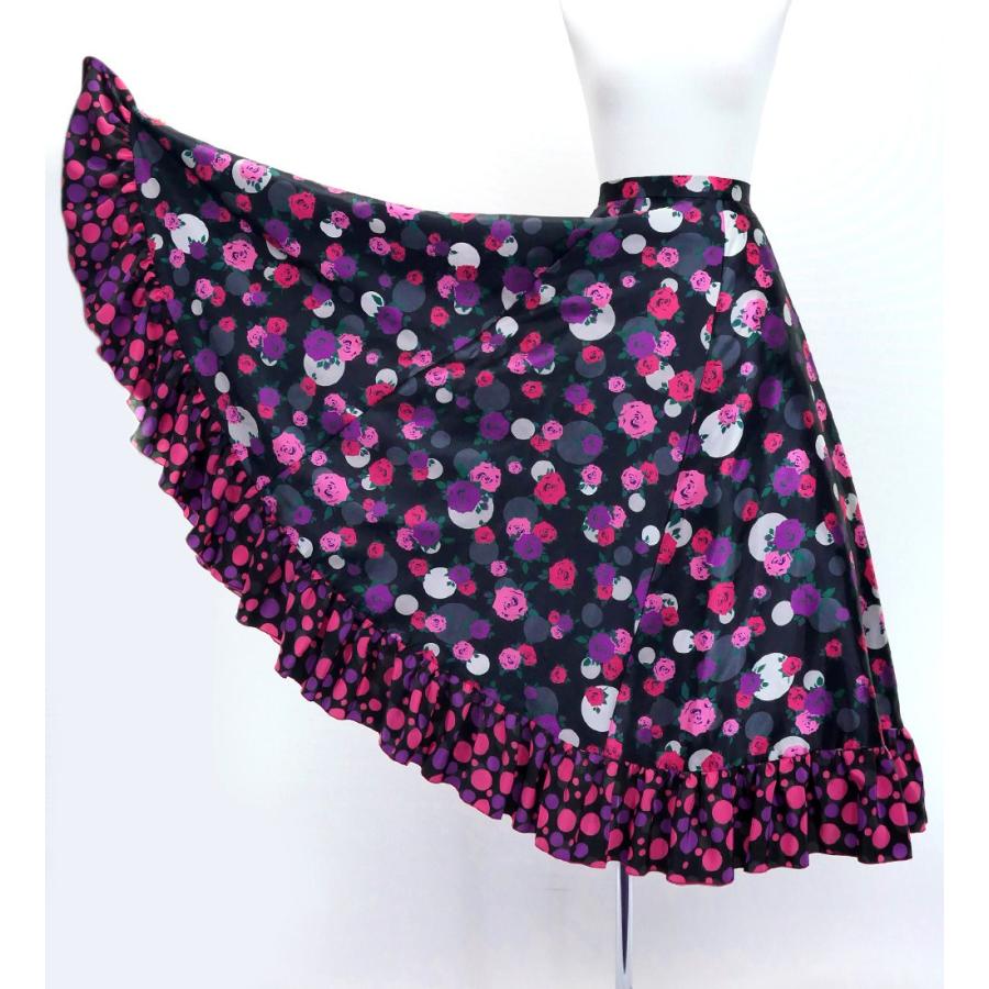 フラメンコ ローズ×水玉 セットアップ ブラック×ピンク S-Lサイズ FBS-13 |  | 06