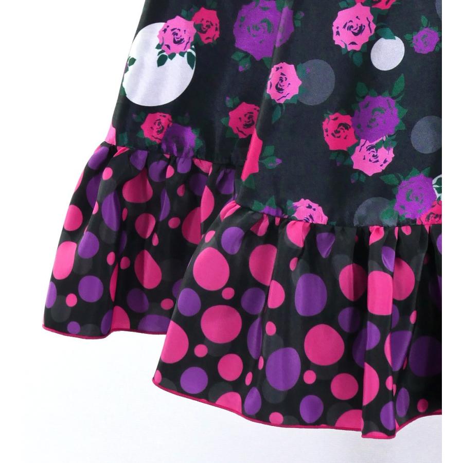 フラメンコ ローズ×水玉 セットアップ ブラック×ピンク S-Lサイズ FBS-13 |  | 08