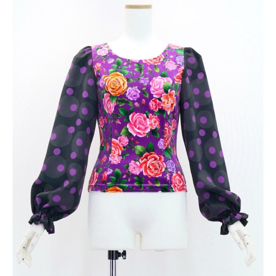 フラメンコ ローズ セットアップ パープル＆ブラック S-Lサイズ FBS-15 |  | 04