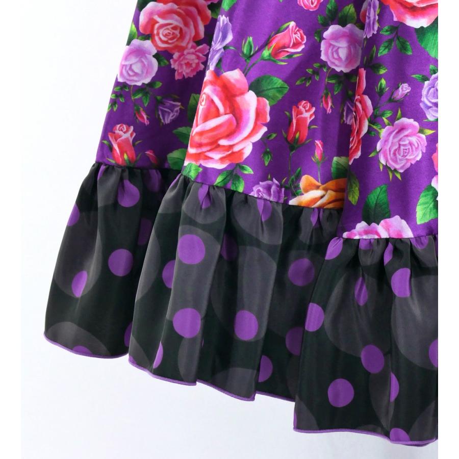 フラメンコ ローズ セットアップ パープル＆ブラック S-Lサイズ FBS-15 |  | 08