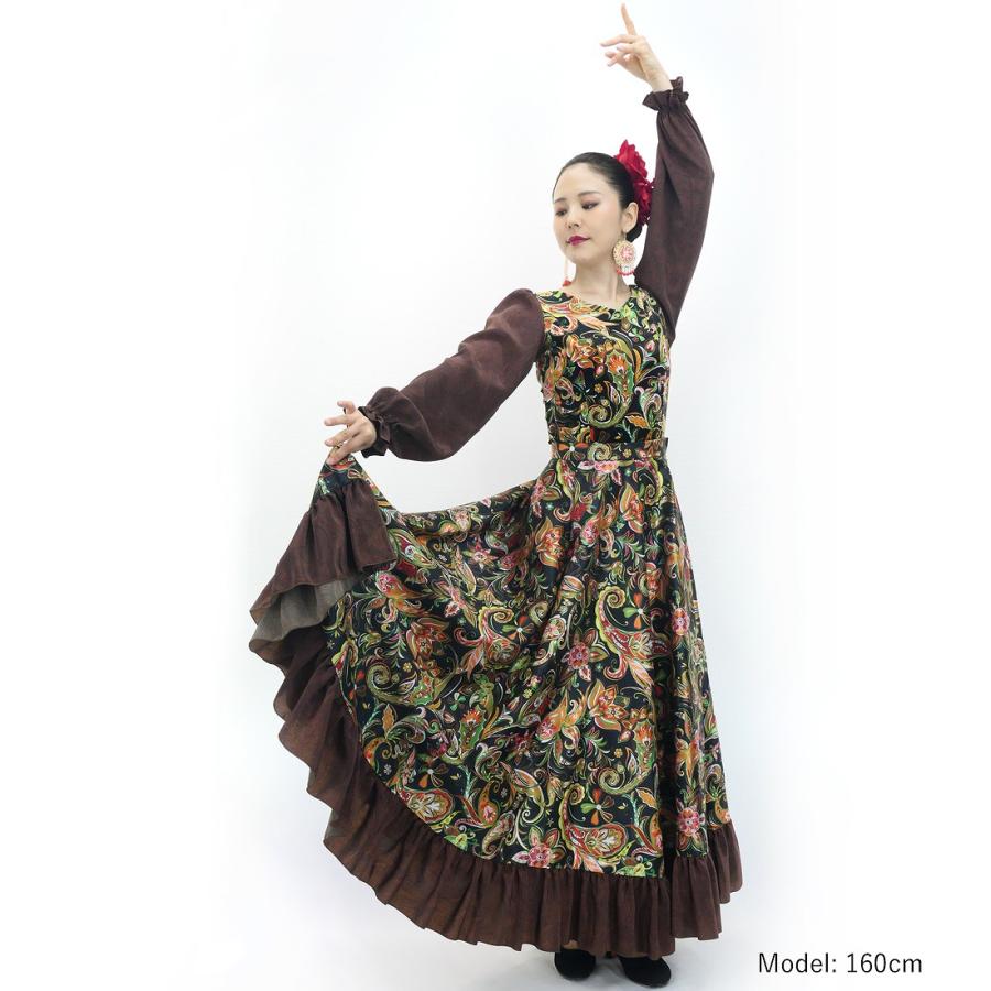 フラメンコ ペイズリー セットアップ カーキ＆ブラウン S-Lサイズ FBS-16 |  | 02