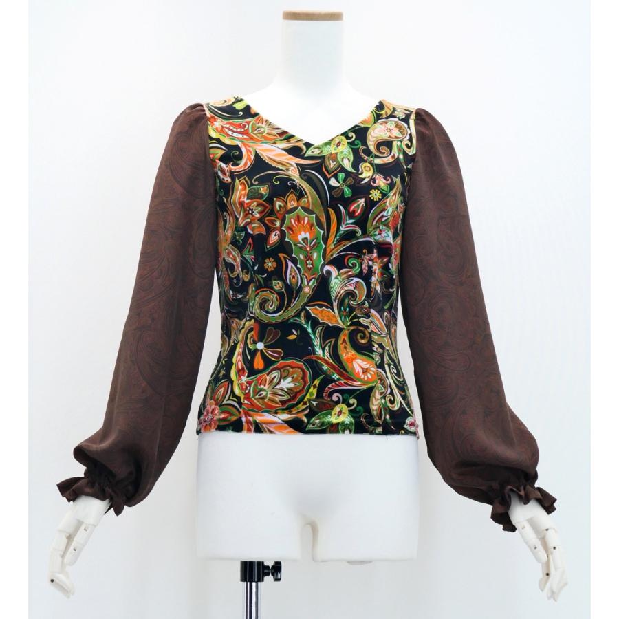 フラメンコ ペイズリー セットアップ カーキ＆ブラウン S-Lサイズ FBS-16 |  | 04