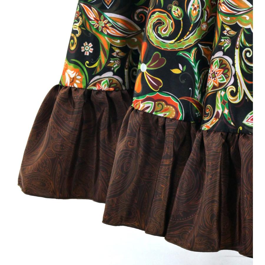 フラメンコ ペイズリー セットアップ カーキ＆ブラウン S-Lサイズ FBS-16 |  | 08