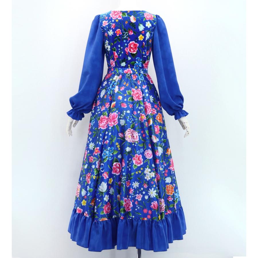 フラメンコ 花柄 セットアップ ブルー S-Lサイズ FBS-18 |  | 03