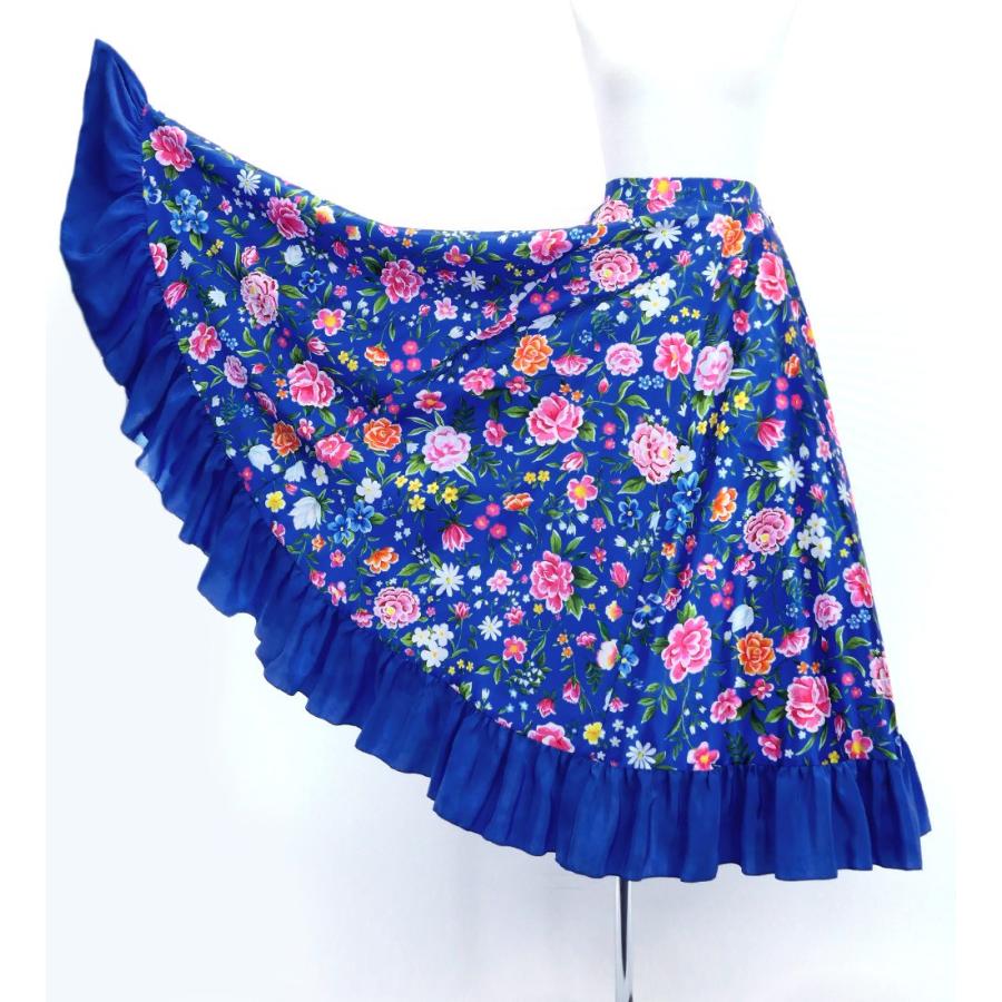 フラメンコ 花柄 セットアップ ブルー S-Lサイズ FBS-18 |  | 06