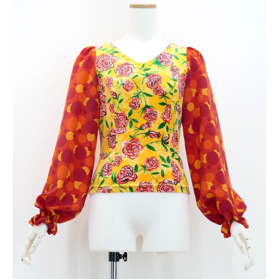 フラメンコ ローズペイズリー セットアップ イエロー＆オレンジ S-Lサイズ FBS-20 |  | 04