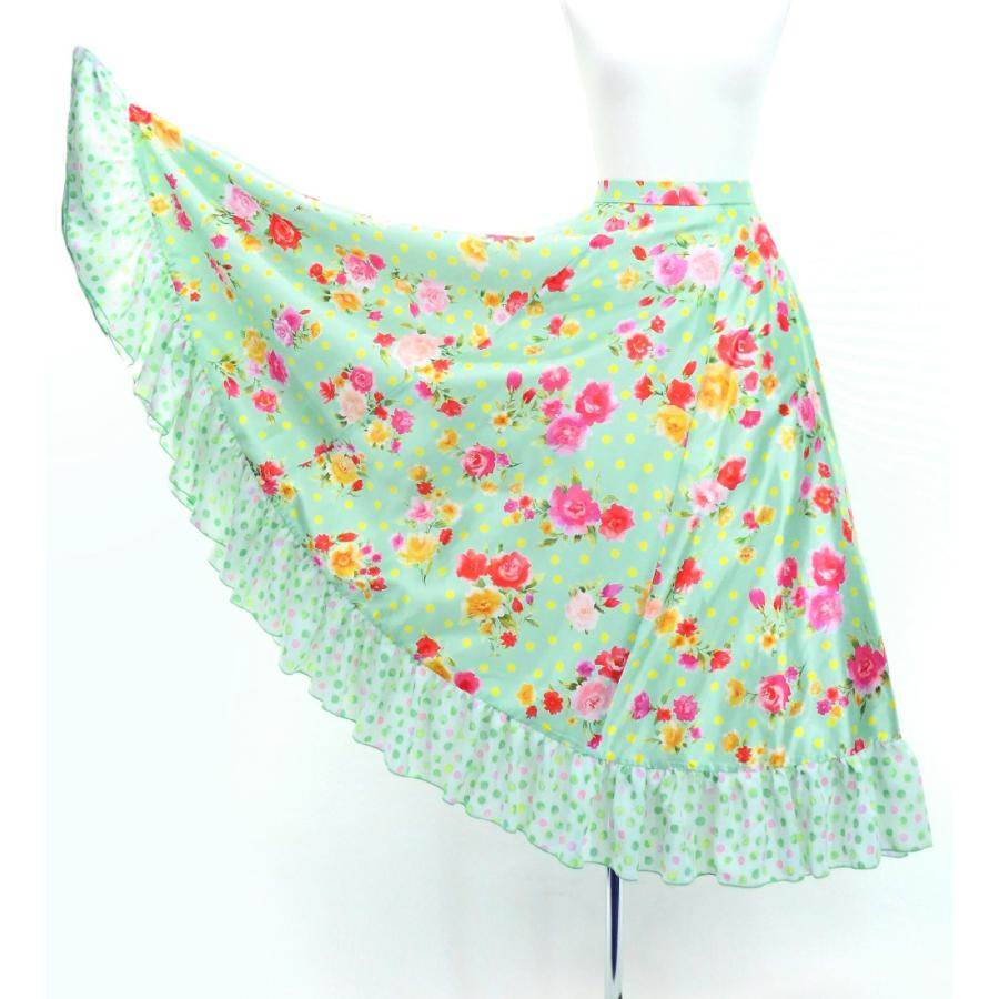 フラメンコ ローズ＆カーネーション セットアップ ライトグリーン S-Lサイズ FBS-22 |  | 06