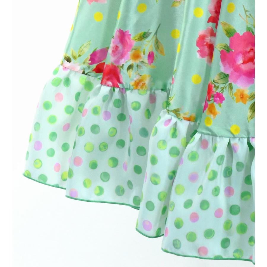 フラメンコ ローズ＆カーネーション セットアップ ライトグリーン S-Lサイズ FBS-22 |  | 08